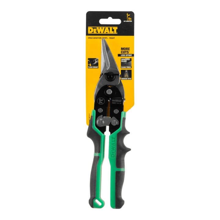 DEWALT Blechschere ERGO, rechts (grün) DWHT14674-0