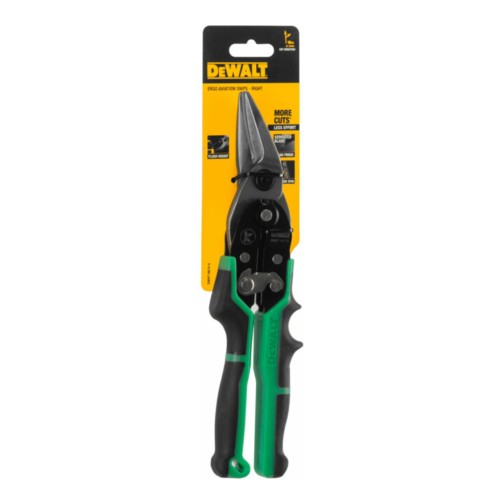 DEWALT Blechschere ERGO, rechts (grün) DWHT14674-0