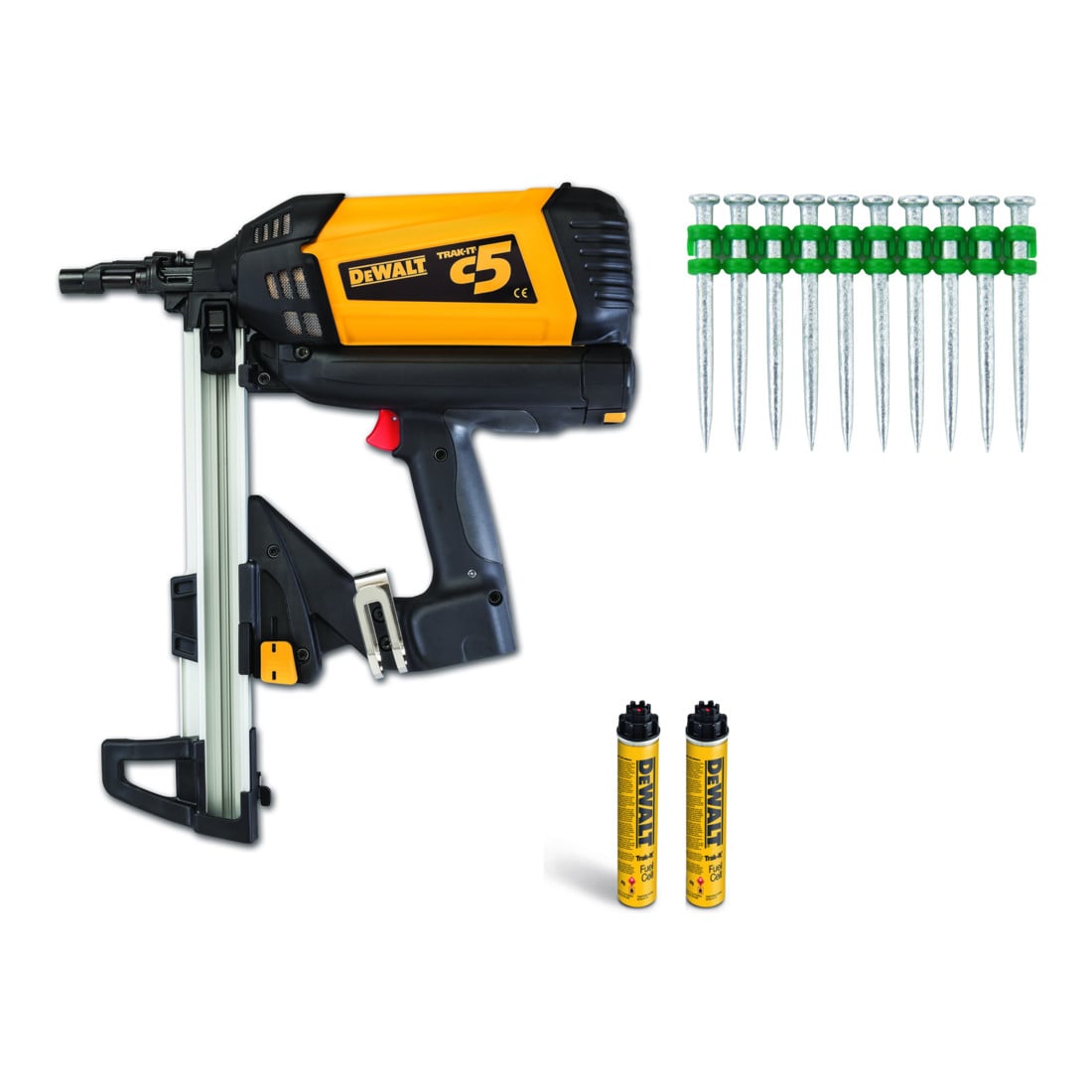 DEWALT C5 accugasnagelapparaat + 1400 nagels 15 mm