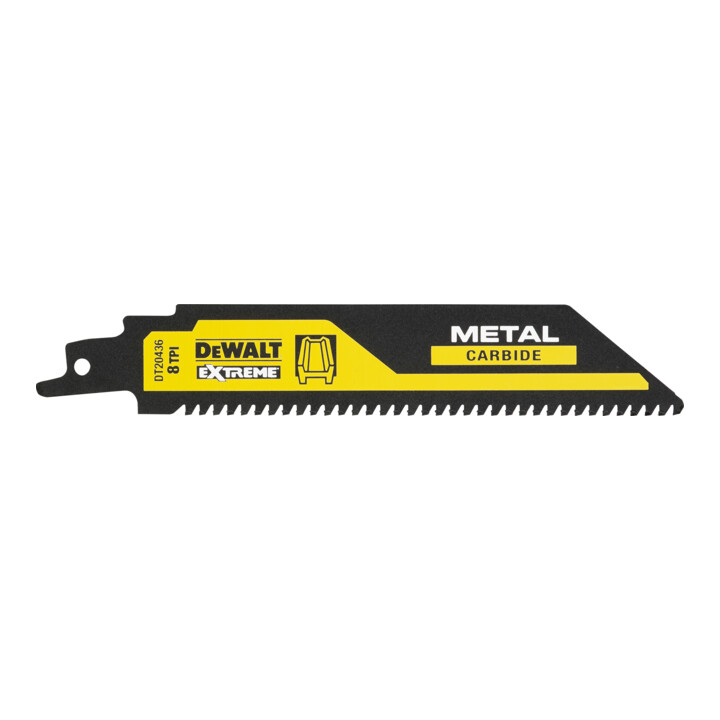 DEWALT Carbide Säbelsägeblatt für Metall 152 mm 8TPI