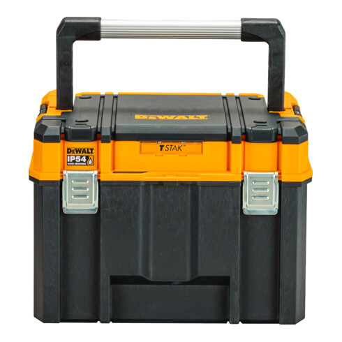 DEWALT Cassetta portautensili TSTAK VII, profonda, con protezione IP54 per macchine e accessori di grandi dimensioni (volume 44l)