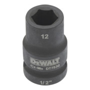 DEWALT Chiave a bussola L=24mm 1/2 resistente agli urti 1/2mm
