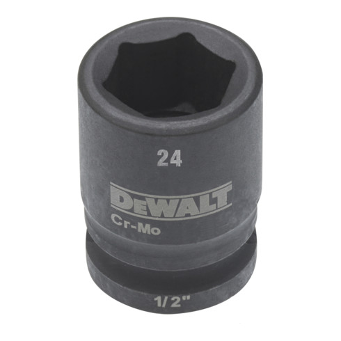 DEWALT Chiave a bussola L=24mm 1/2 resistente agli urti 1/2mm
