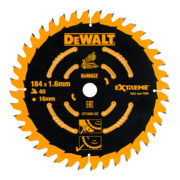 DEWALT cirkelzaagblad accu 184/16 mm 40WZ DT1668-QZ