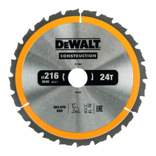 DEWALT cirkelzaagblad stationair WZ voor hout en composietmateriaal