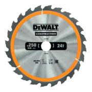 DEWALT cirkelzaagblad stationair 250/30 mm 24WZ DT1956-QZ
