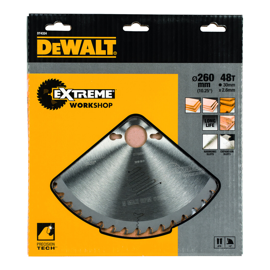 DEWALT cirkelzaagblad stationair 260/30mm 48WZ
