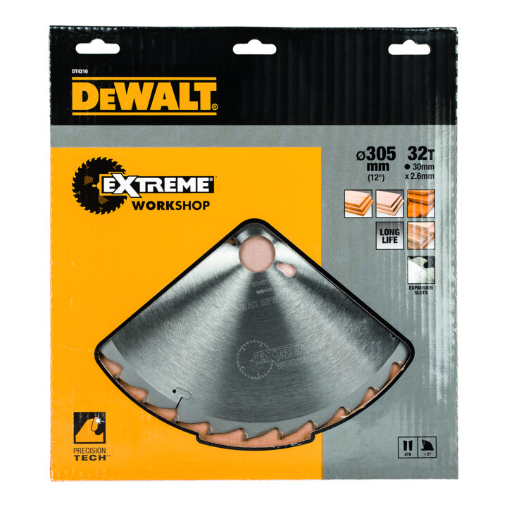 DEWALT cirkelzaagblad stationair 305/30 mm 32WZ DT4210-QZ