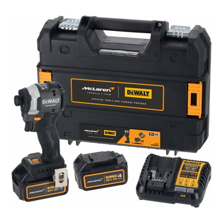 DEWALT Clé à chocs sans fil 18 V, avec 2 batteries (18 V / 4 Ah) et chargeur rapide système