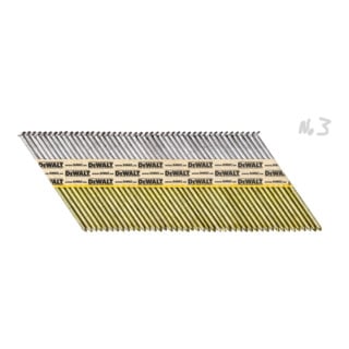 Clou en bande DEWALT DNPT 3,1 x 90 mm, 33 degrés, tige annulaire