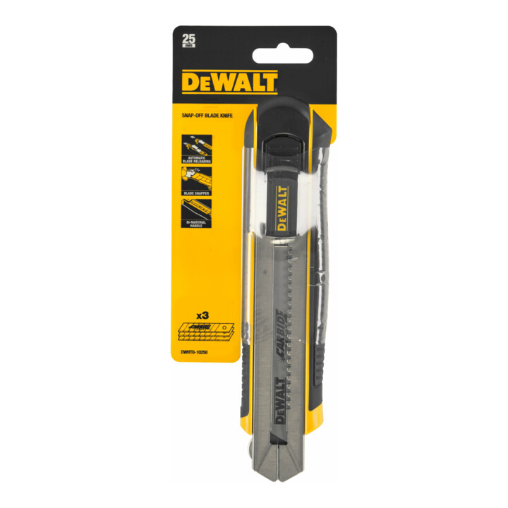 DEWALT Cuttermit Magazin inkl. 3 Wolframcarbid-beschichteten Abbrechklingen DWHT0-10249