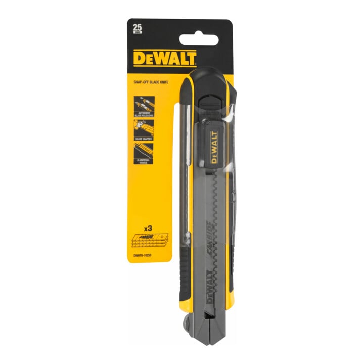 DEWALT Cuttermit Magazin inkl. 3 Wolframcarbid-beschichteten Abbrechklingen DWHT0-10249