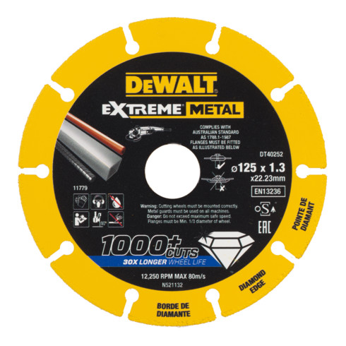 DEWALT diamant doorslijpschijf