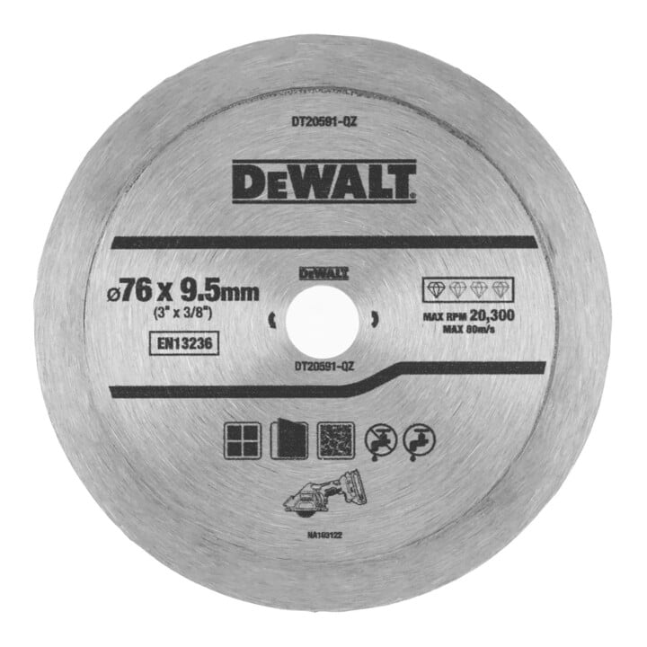 DEWALT Diamantsnijschijf voor tegels 76mm DT20591-QZ
