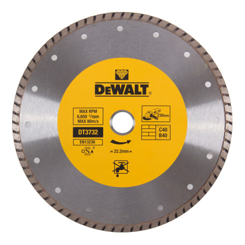 DEWALT Diamanttrennscheibe Eco1 Turbo 230 mm DT3732-QZ