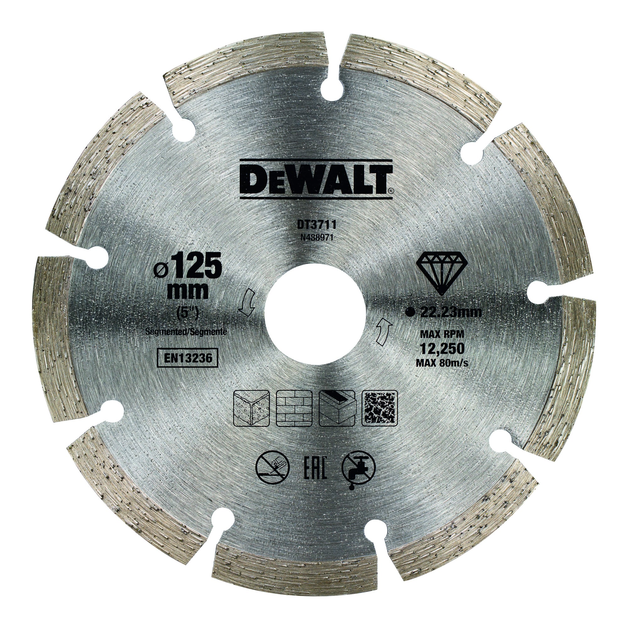 DEWALT Diamanttrennscheibe Eco1 Universal 125 mm DT3711-QZ
