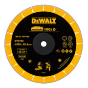 DEWALT Disco da taglio diamantato per metallo 355x25,4mm DT3752-QZ