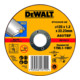 DEWALT Disco da taglio in acciaio inox, piatto 125x1,2mm DT42340Z-QZ
