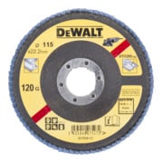 DEWALT Disco lamellare 115mm K120 piatto DT3295-QZ