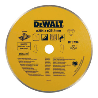 DEWALT Disco per troncatura diamantato Eco4 250 mm DT3734-XJ