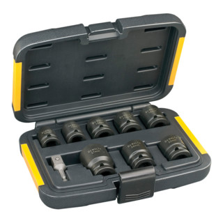 DEWALT dopsleutelset 9 dlg. slagvast DT7507-QZ