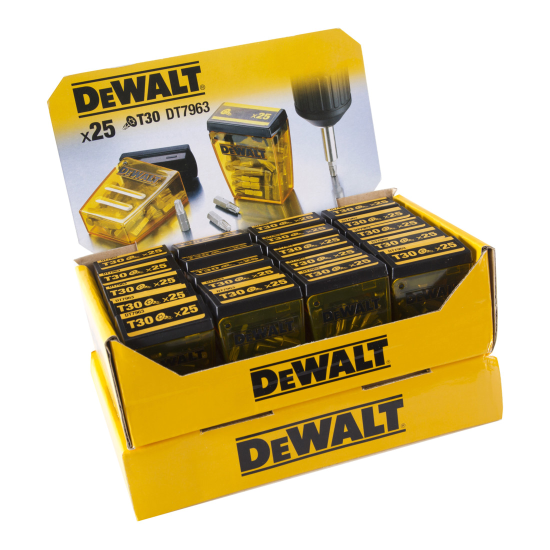 DEWALT Espositore 20xDT7963 Box 25xD30 25mm