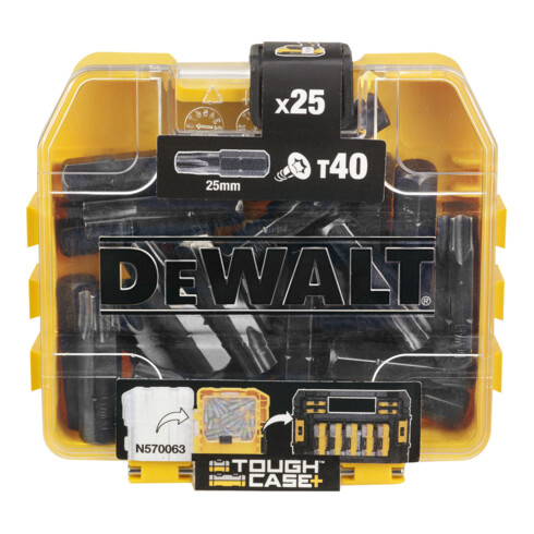 DEWALT EXTREME bitset 25 mm T40 25dlg.