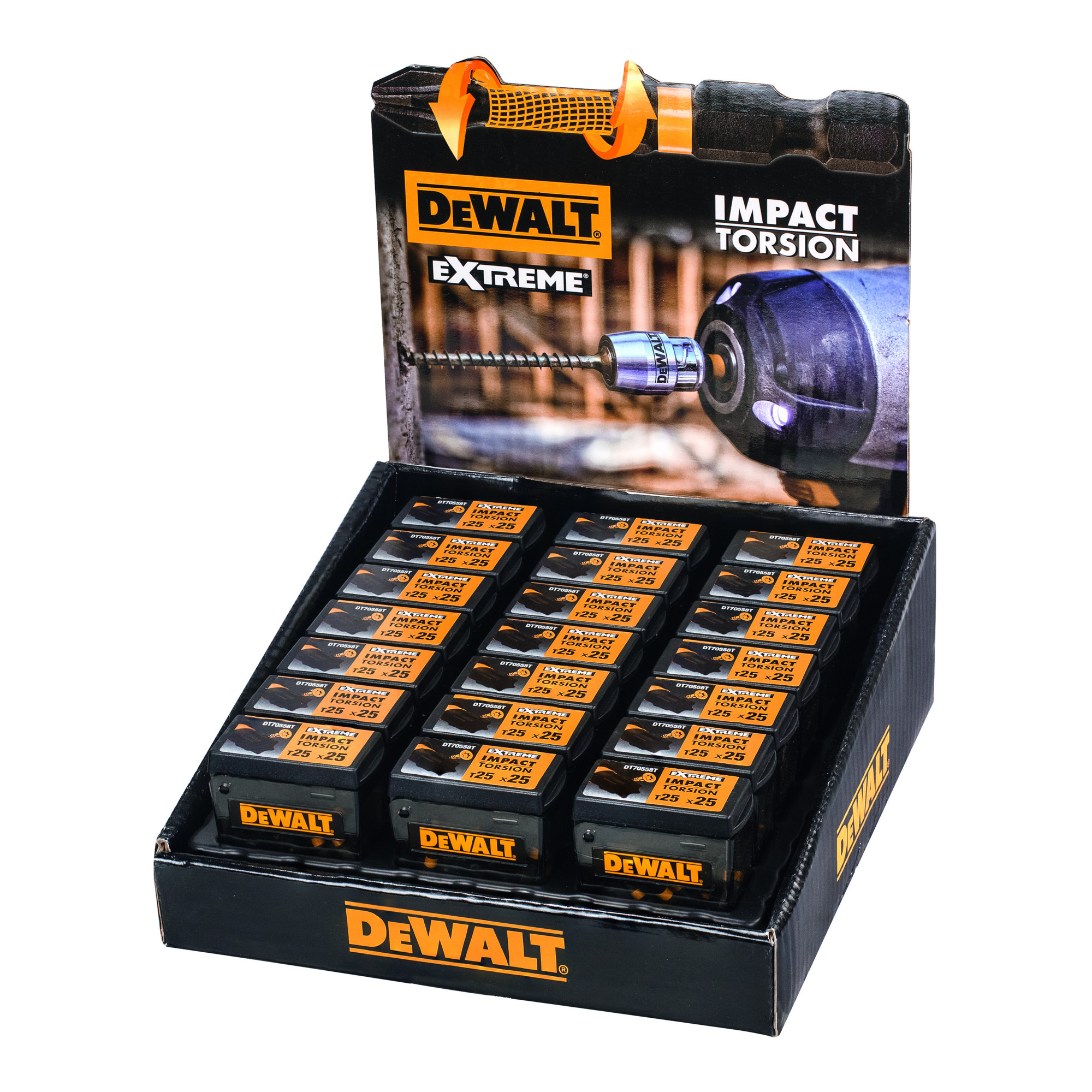 DEWALT EXTREME FLEXTORQ BitSet T25, 25mm 25-tlg