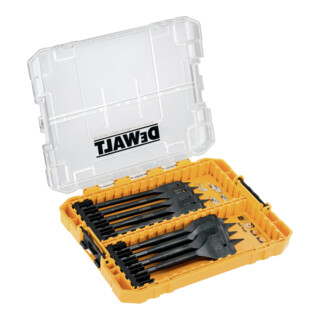 DEWALT EXTREME IMPACT® 9-delige bovenfrezenset voor hout.