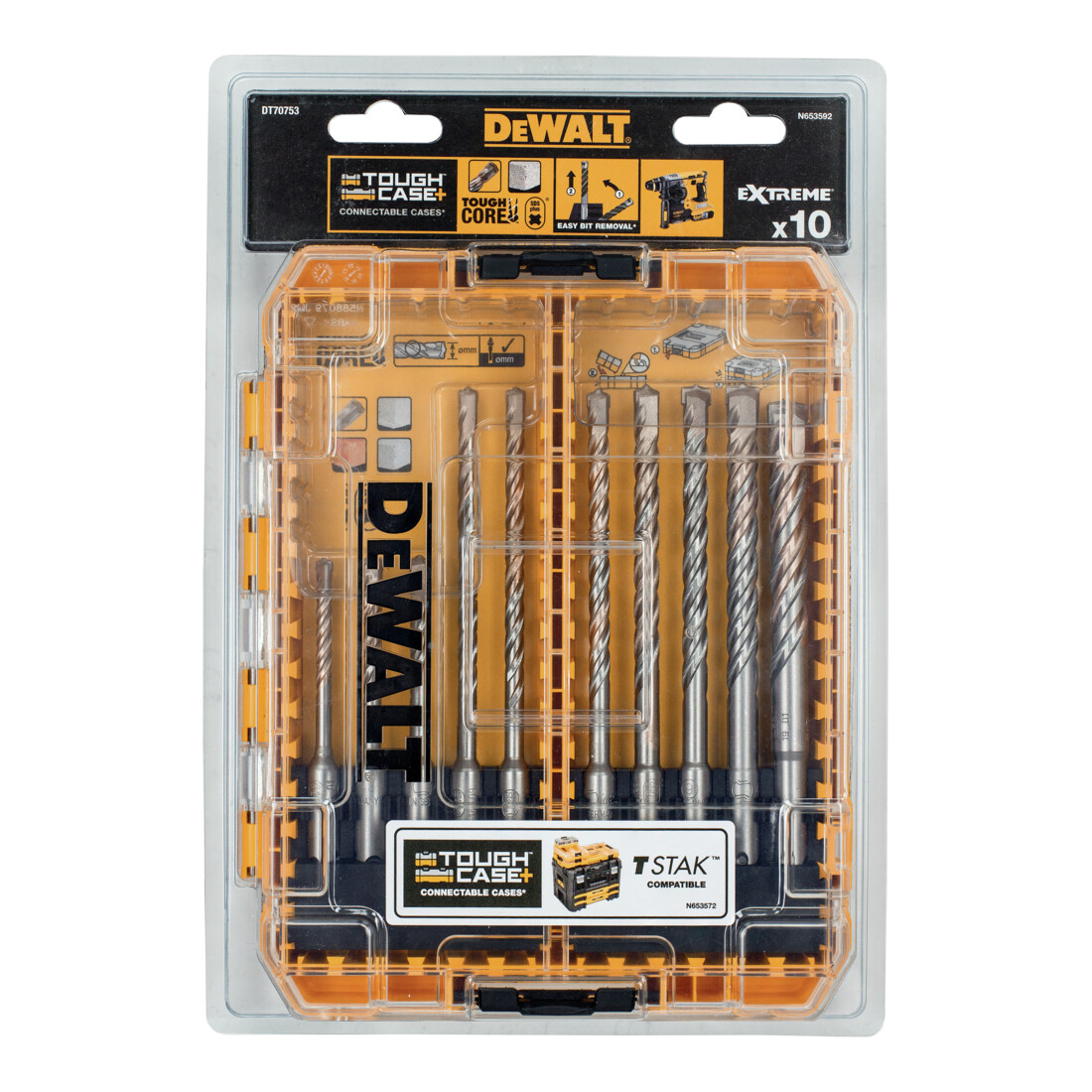 DEWALT EXTREME®2 SDS-plus® hamerboorset 10 dlg.