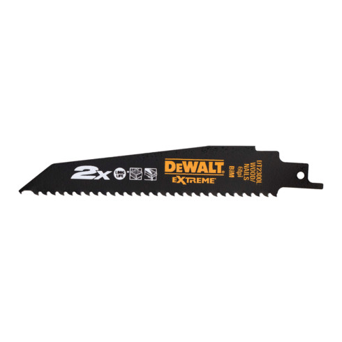 DEWALT EXTREME reciprozaagblad BIM hout 4.2