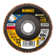 DEWALT Fächerschleifscheibe 125 mm K60 flach DT99584-QZ-1