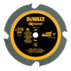 DEWALT Faserzement-Kreissägeblatt PCD für Akku-Handkreissägen, 115x9,5mm, 4Z DT20421-QZ-2