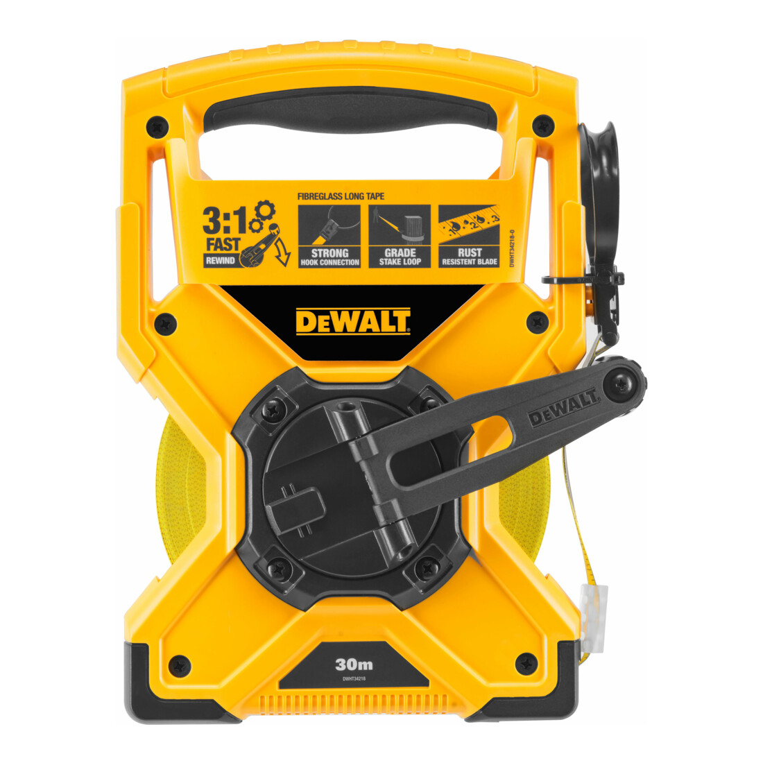 DEWALT Fiberglas-Rahmenbandmaß 30m DWHT34218-0