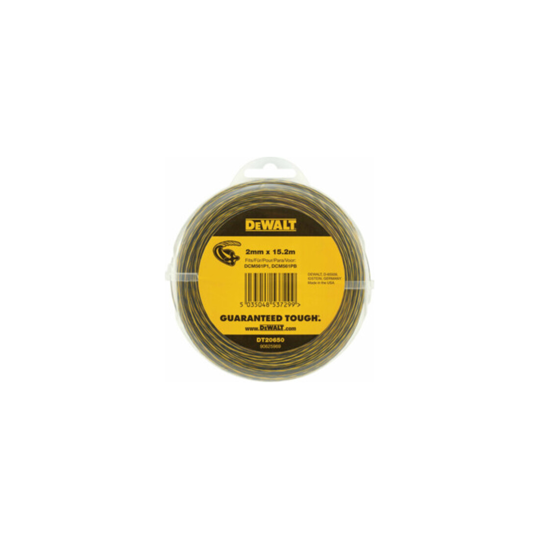 DEWALT Filo per tagliaerba Flexvolt 15,2 m / 2 mm DT20650-QZ