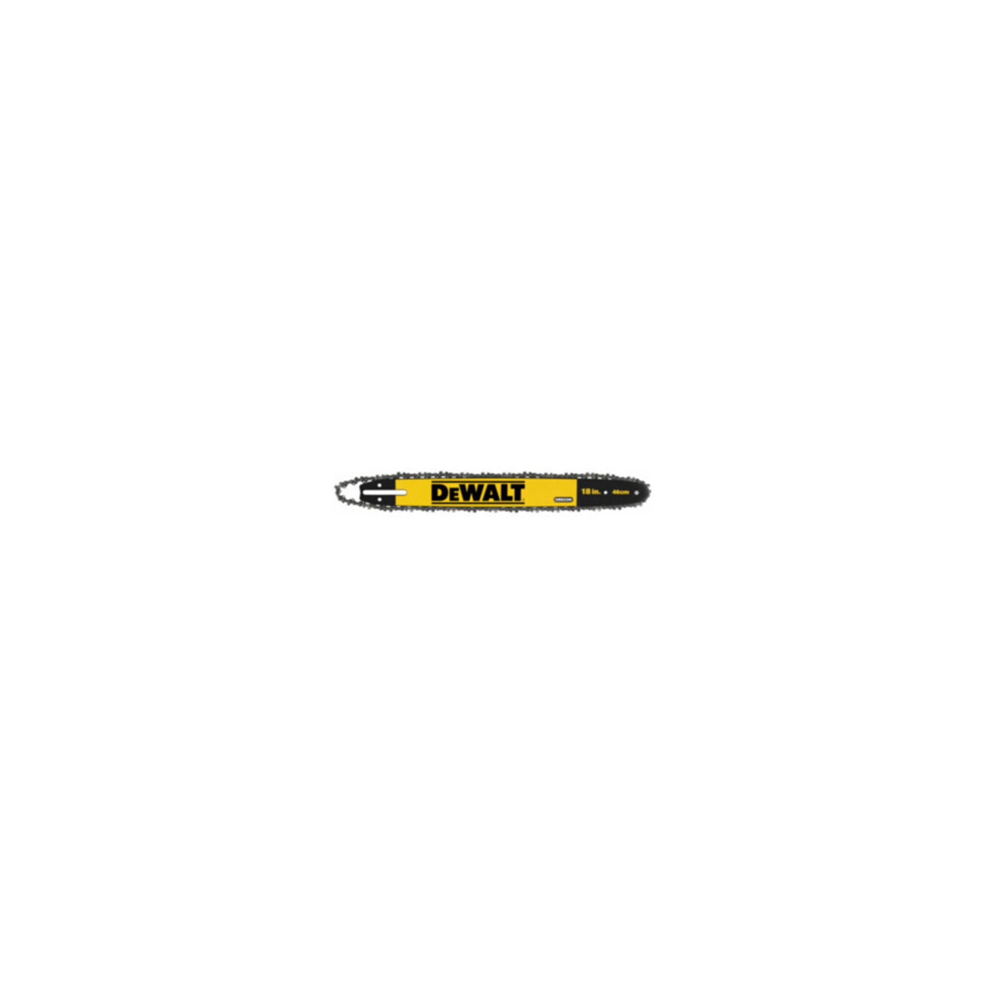 DEWALT Flexvolt Schwert mit Sägekette, 46cm, für Akku-Kettensäge 3/8 Zoll DT20661-QZ