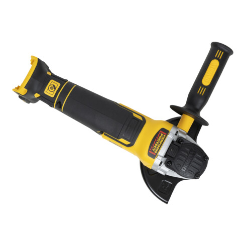 DEWALT haakse slijpmachine op accu 125mm (zonder koolborstels), 18 Volt met peddelschakelaar DCG406NT-XJ
