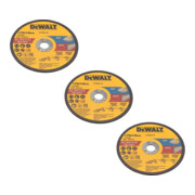 DEWALT High Performance Trennscheibe 76x1,6x9,5mm Inox und Metall Typ 41 (flach) DT20592-QZ-3