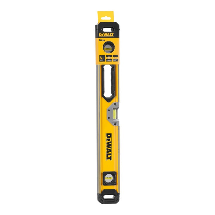 DEWALT Hohlprofil-Wasserwaage 60cm Solid-Block Libelle DWHT0-43224