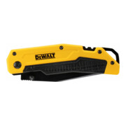 DEWALT Klappmesser 82mm mit robustem Aluminiumgehäuse und integrierten Abisolierklingen DWHT0-10313-4