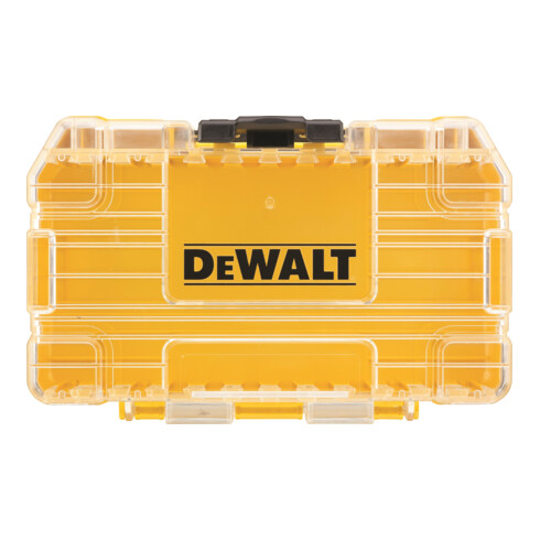 DEWALT Kleiner TOUGHCASE™ Koffer inkl. Schüttbox und Halterungen für 25mm und 57mm Schrauberbits, leer zum Nachfüllen DT70801-QZ