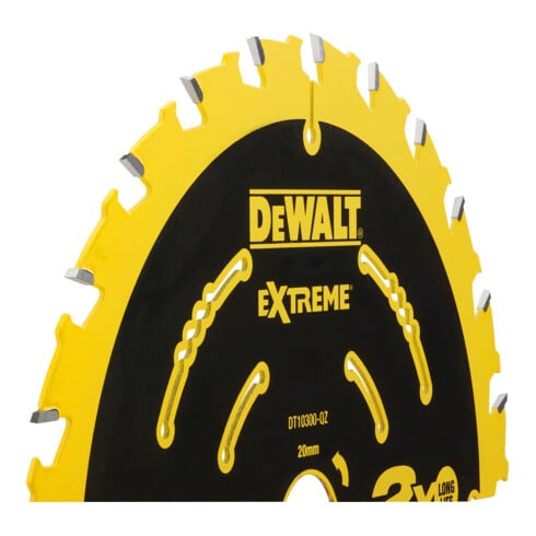 DEWALT Kreissägeblatt Handkreissäge 165/20 mm 24WZ DT10300-QZ