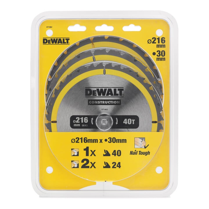 DEWALT Kreissägeblatt-Set Stationär DT1962-QZ