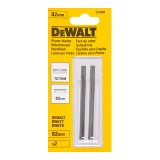 DEWALT Lama per pialla HM 82mm DT3906-QZ