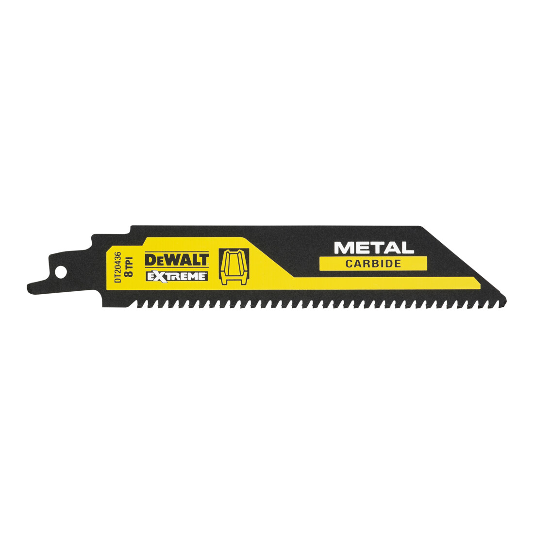 DEWALT Lama per seghetto alternativo in metallo in carburo 152 mm 8TPI