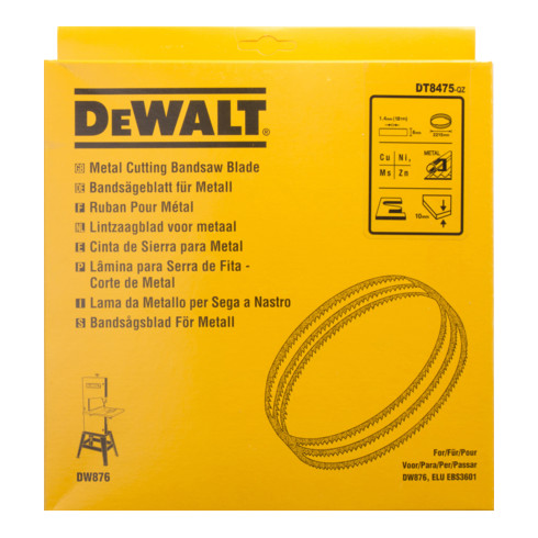 DEWALT Lama per sega a nastro 2215x6x0,6mm 1,4mm DT8475-QZ