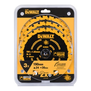 DEWALT Lama per sega circolare manuale 190/30 mm 24WZ