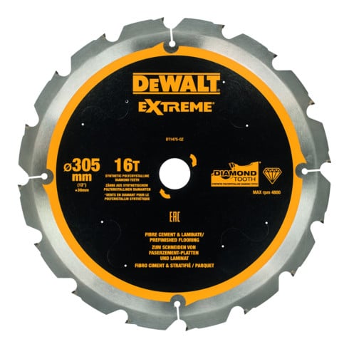 DEWALT Lama per sega circolare PCD 305/30 mm 16Z DT1475-QZ