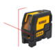 DEWALT Laser a linee incrociate con raggio a piombo DW0822-XJ-3
