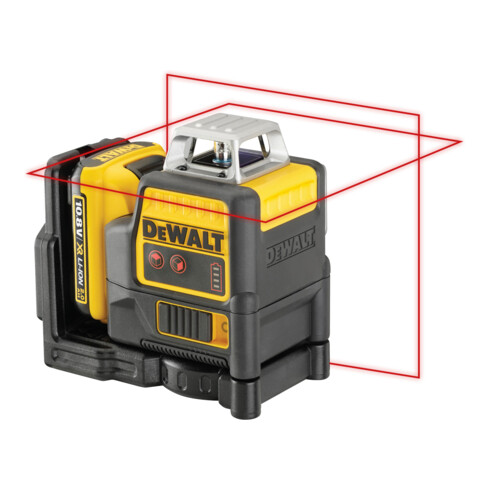 DEWALT Laser lineare 2x360°, rosso, 10,8 V/2Ah